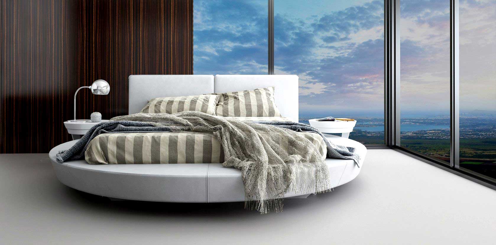 Kontakt Wasserbetten München Design-Wasserbett rund